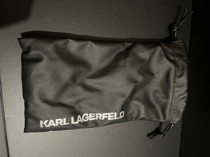 Karl lagerfeld leather sunglasses case bag
