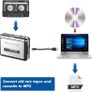 FREE EXPRESS SHIPPING Portable Cassette Player/Cassette to MP3 Converter Capture Cassette Tape to MP3/CD Audio via USB Image 5
