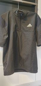 Adidas Golf Primeblue Black Short sleeve Wind top