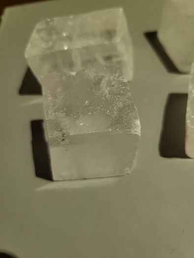 Optical calcite mineral specimens