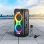 Beat Bass Wireless Karaoke Speaker Supports TF, USB, AUX with 2 Wireless Microphones Image 2