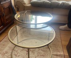 Glass Coffee Table Set