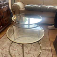 Glass Coffee Table Set