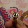Genuine swarovski crystal dust bangle - stunning bracelet Image 4
