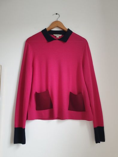 Lk Bennett Wool Top/jumper Size L