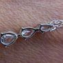 9Ct White Gold 375 Shell Pearl Zirconia Drop Pendant 2,5g L-11" Image 8