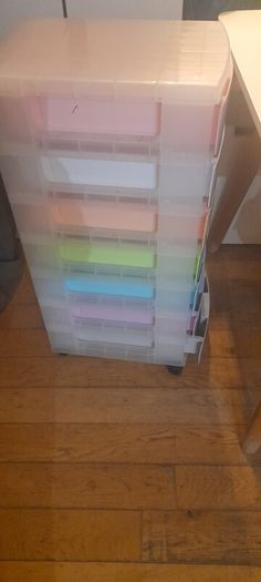 chest of colorufel plastuc drawers