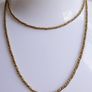 Vintage Solid 9Ct Yellow Gold 375 Rope Chain length 20" - 7g Image 3