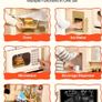 Wooden Kids Play Kitchen with Lights and Sounds Cream Image 5
