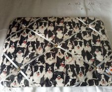 NEW Handcrafted Fabric Notice Memory Board