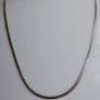 Vintage 925 Sterling Silver 16" Necklace Flat Chain 3.1 grams Image 2