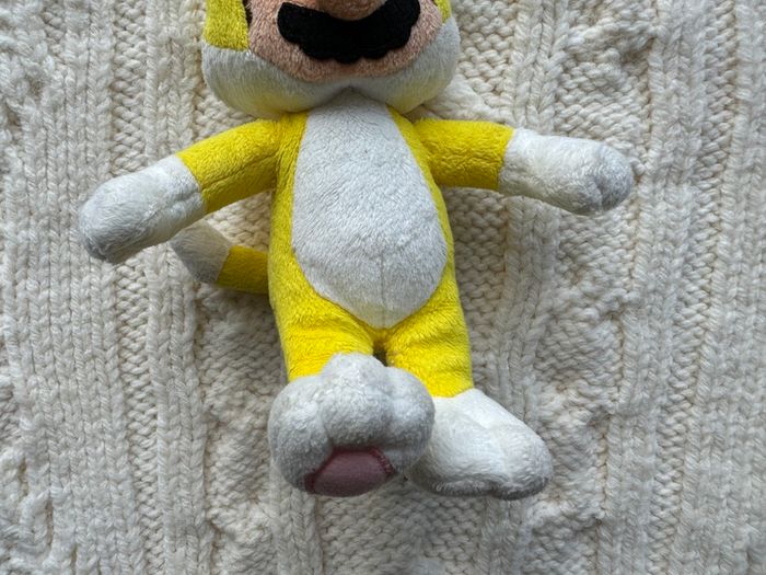 World of Nintendo Super Mario 3D World Cat Mario Plush Stuffed Animal Used Please look at the pictures