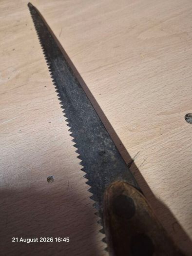 Vintage Loxley Sheffield 15 inch Saw  Original Handle