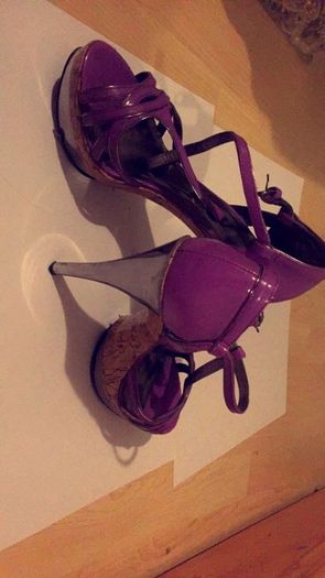 River Island Purple Heels