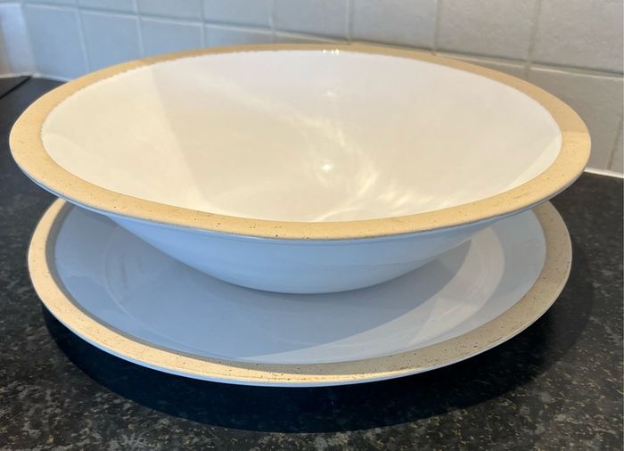 The White Company - Extra large bowl and extra large plate