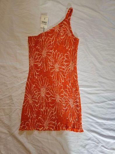 Faithful The Brand Mini Floral Orange Summer