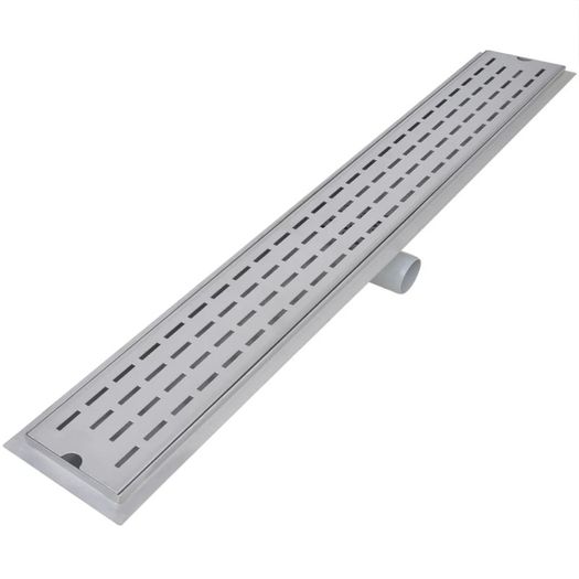 Linear Shower Drain 2 pcs Line 1030x140 mm Stainless Steel