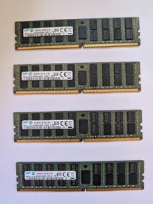 64GB (4x16) DDR4 ECC Server Memory 2133MHz