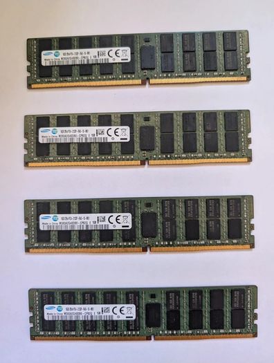 64GB (4x16) DDR4 ECC Server Memory 2133MHz