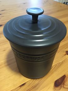 Le Creuset Dark Grey Storage Jar