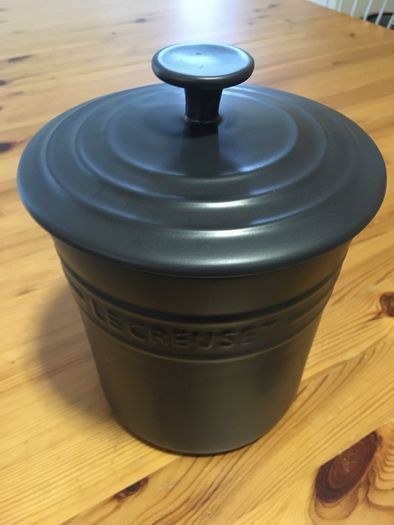 Le Creuset Dark Grey Storage Jar