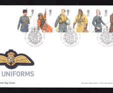 2008 Great Britain Military uniforms (RAF) Commemorative Stamps First Day Cover (FDC)