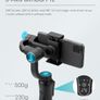 Original S5 3 Axis Gimbal Handheld Stabilizer For Video Record Vlog Live For Mobile Smartphone Action Camera Gopro Image 4