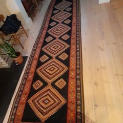 Antique Varamin Kilim Runner