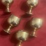 silver plated egg cups Image 4