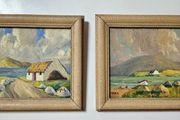 Edward Maher Oil Paintings (1954) - Mid Century Irish Art Paintings - Paintings of Donegal - Irish Coastal Paintings - Irish Oil Paintings