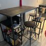 High table with stools Image 2