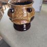 Vintage Retos Shannon Pottery Fish Planter / vase. Image 5