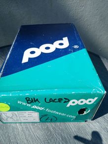 New POD Black Lace Shoes
