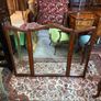 FLASH SALE ! Was 295 Now 200 !! Carved Cherry Wood Tri-Fold Vintage Mirror. Image 4