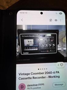 cassette player