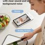 GHB 5-Inch Baby Monitor with Camera and Night Vision, IPS Screen, 2-Way Audio, Temperature Sensor, Digital Zoom, Lullabies, Feeding Reminder, VOX Mode Image 6