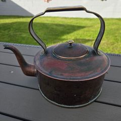 Antique Heavy Copper Kettle