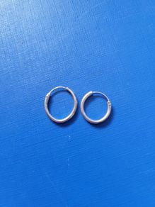 silver earrings