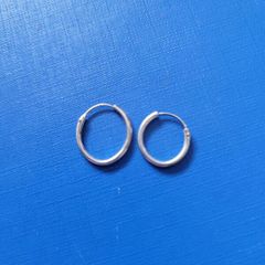 silver earrings