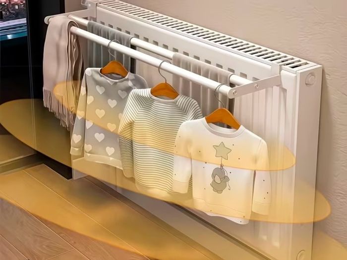 Metal radiator drying rack
