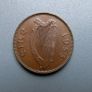 1953 Half Penny Image 2