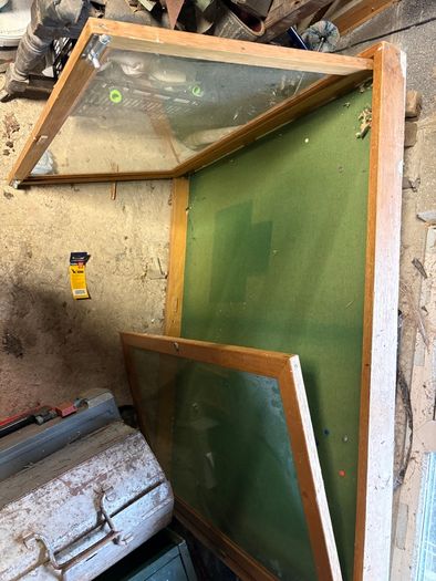 Free notice board / glass case