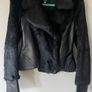 Versace Jeans Couture leather and fur jacket Image 2