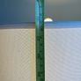 Tall silver and crystal lamp Image 9