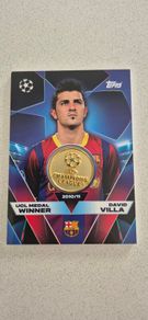Match Attax 25/26 David Villa UCL Medal Winner Relic Card