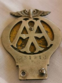 Old Automobile Association Car Badge