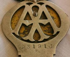 Old Automobile Association Car Badge