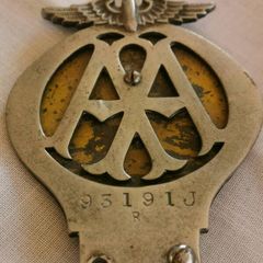 Old Automobile Association Car Badge
