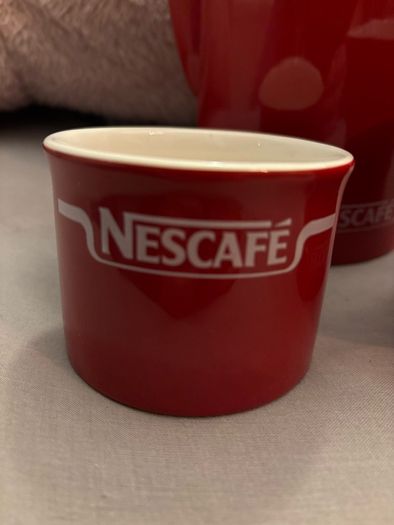 Vintage Nescafe Coffee Pot, Sugar Bowl and Milk Jug