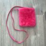 Hot Pink Fur Shoulder Bag / Crossbody Bag Image 3